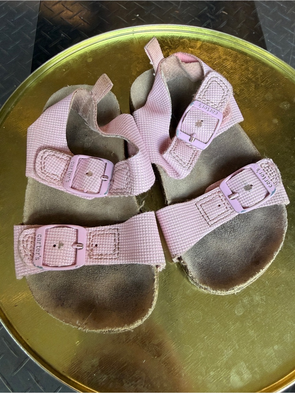 Carter's Light Pink Adjustable Buckle Kids Sandals